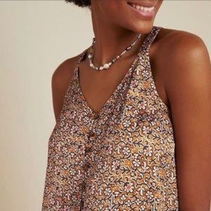 Maeve Anthropologie Aryani Printed Camisole